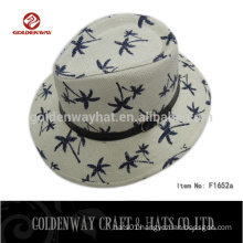 100% paper straw panama hat wholesale cheap design